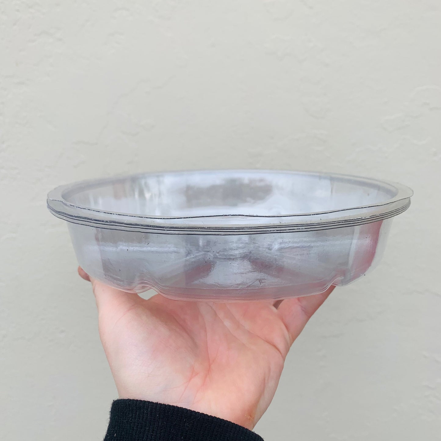 8" Clear Plant Saucers ~ Clear Plastic Drip Trays ~ Water Catchment Humidity Containers for Indoor Houseplants