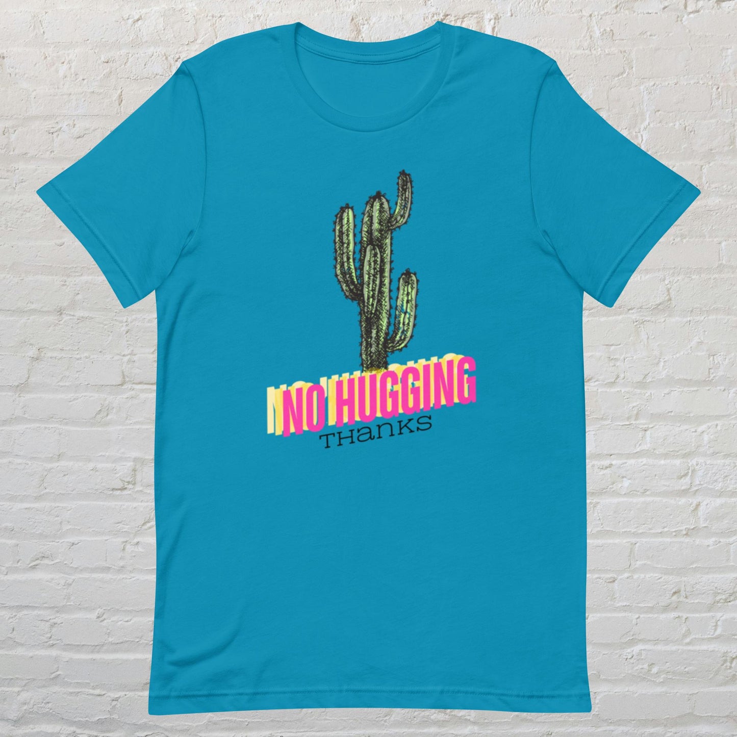 "No Hugging Thanks" Unisex t-shirt