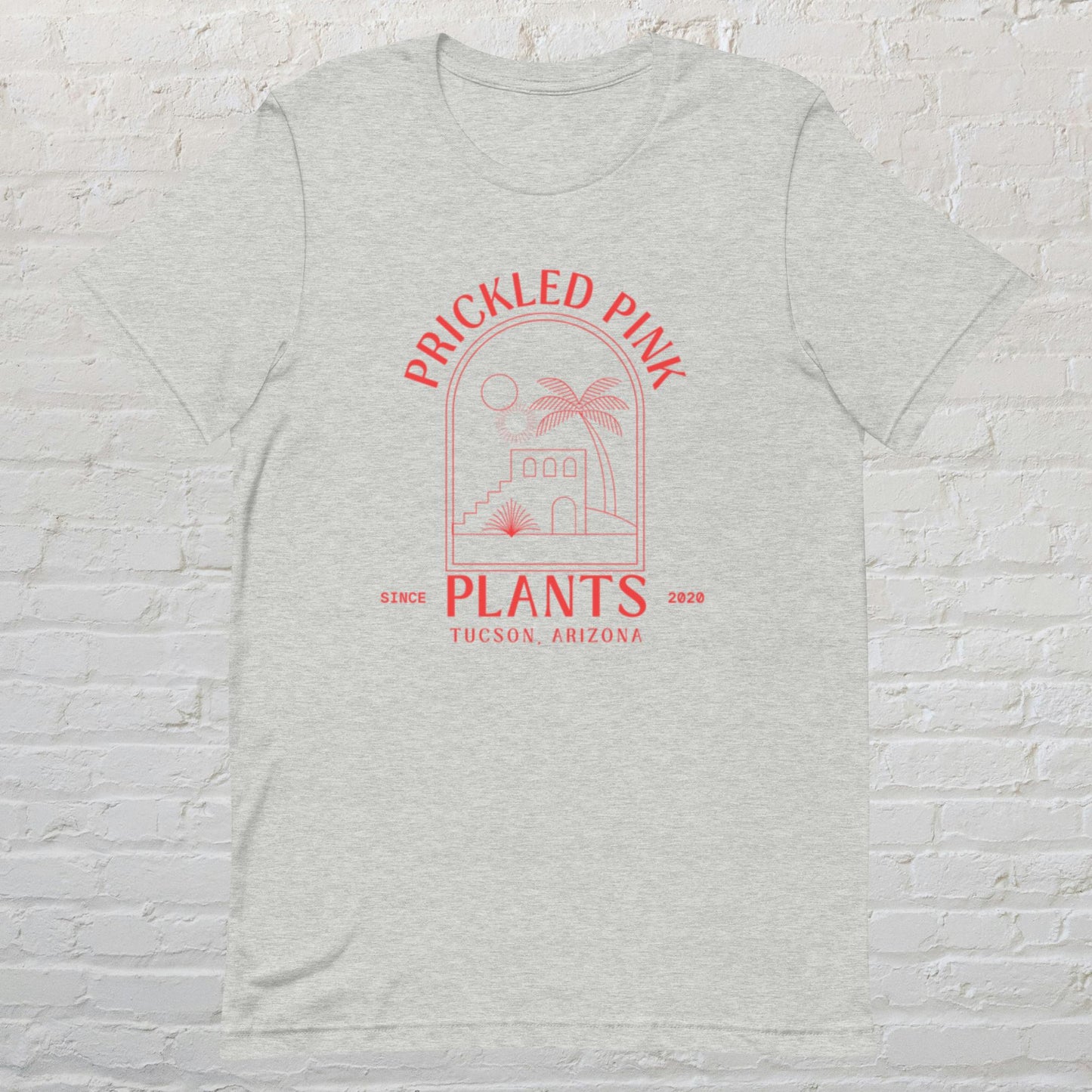 Prickled Pink Plants Logo Unisex t-shirt