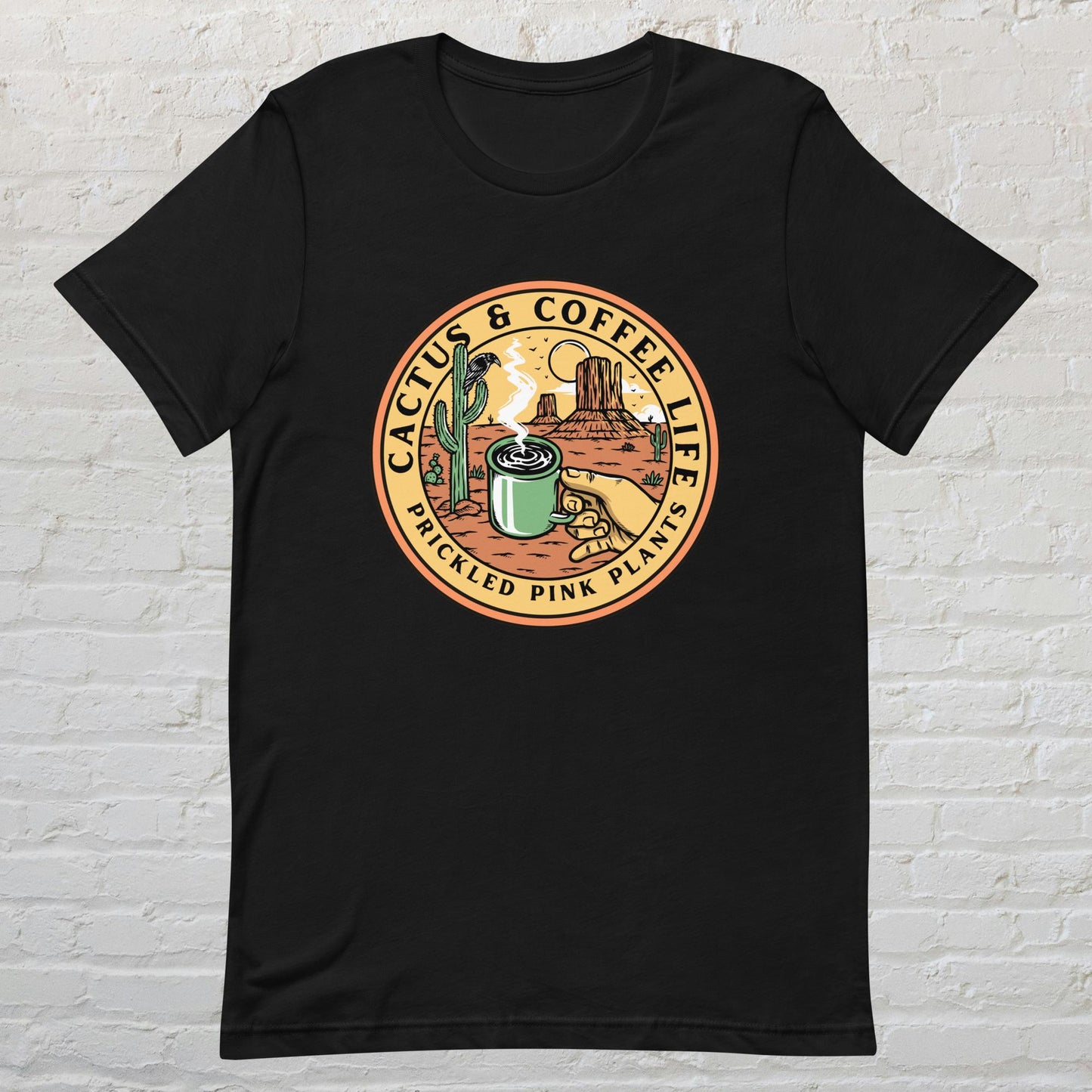 "Cactus & Coffee Life" Unisex t-shirt