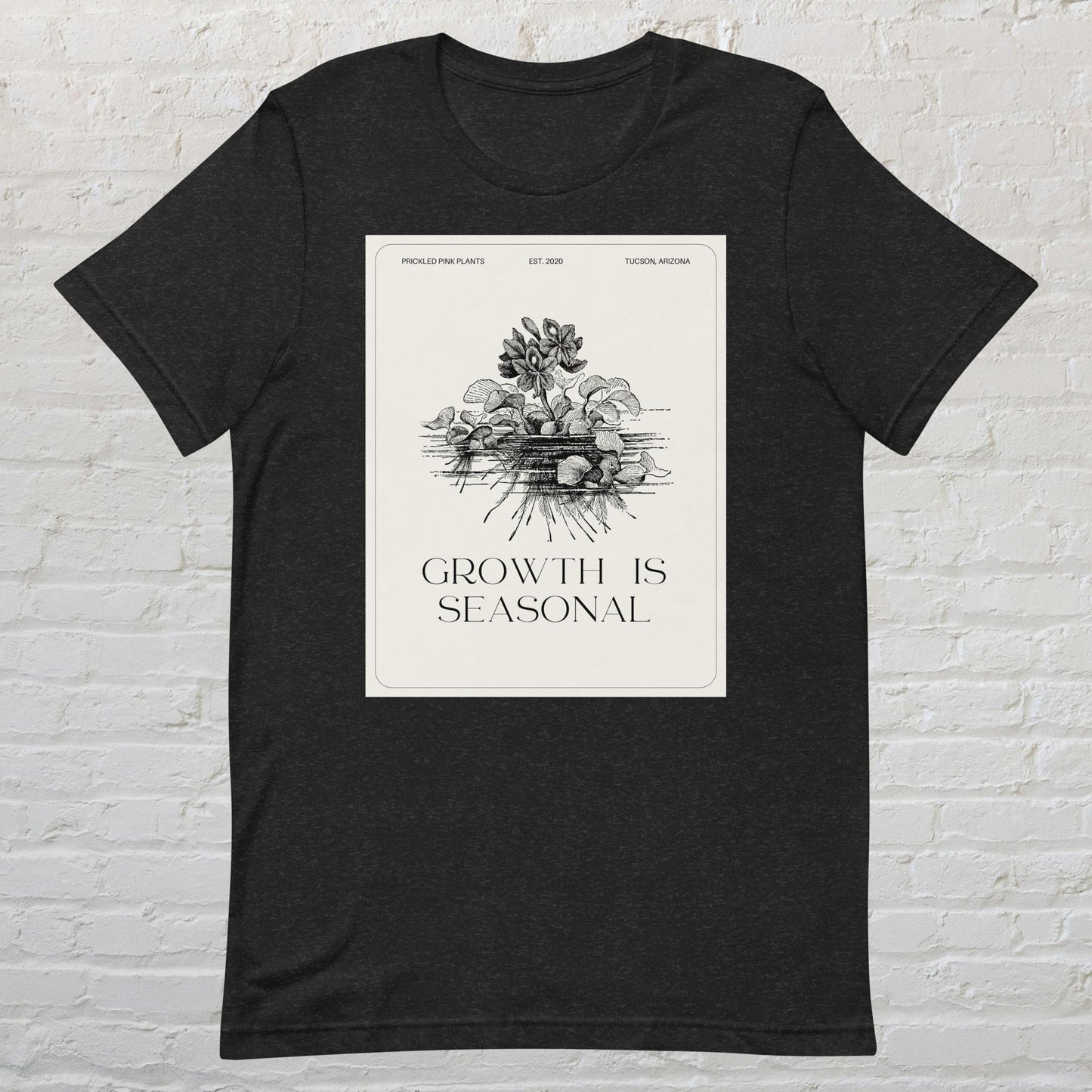 "Growth is Seasonal" Unisex t-shirt