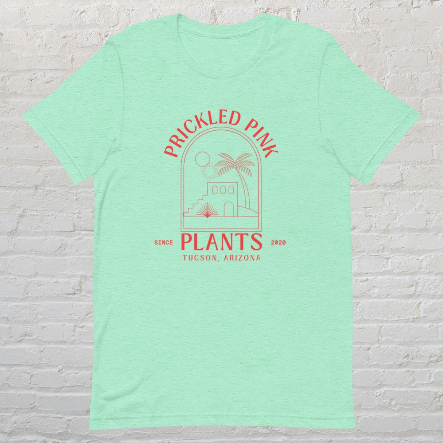 Prickled Pink Plants Logo Unisex t-shirt