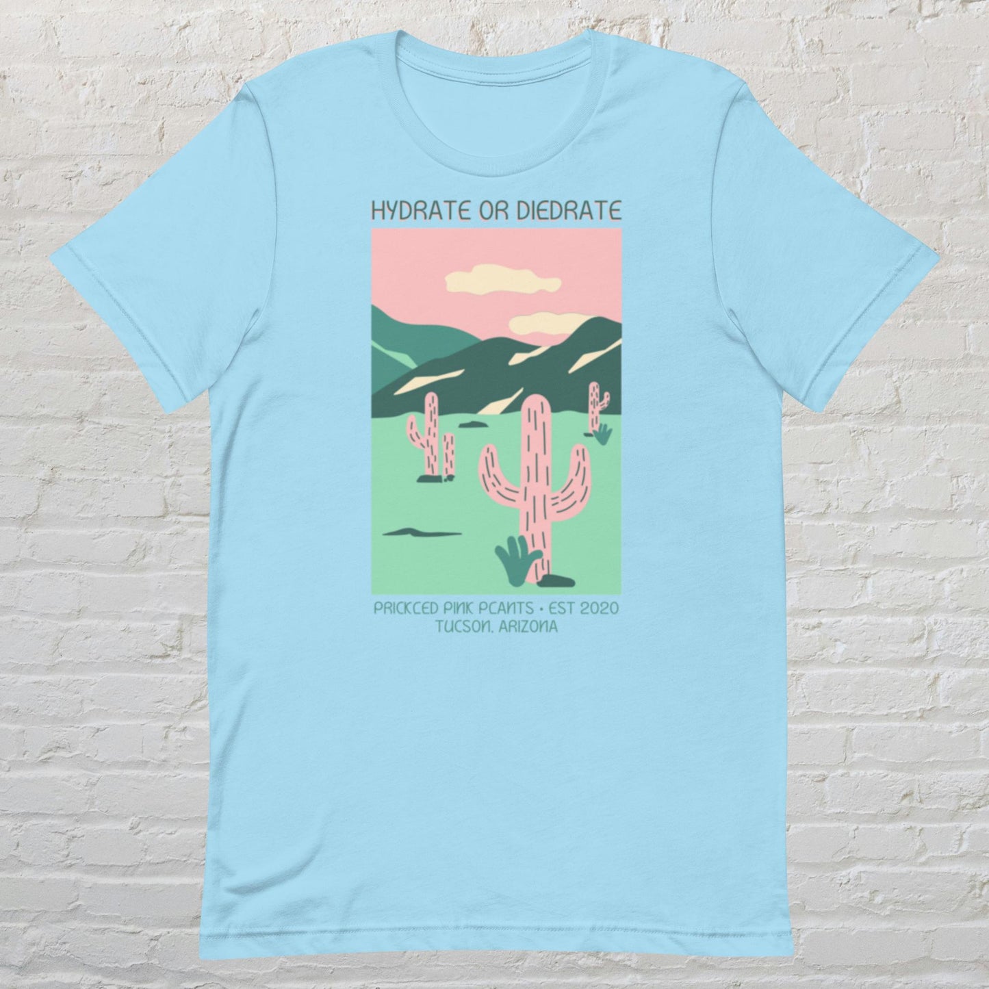 "Hydrate or Diedrate" Unisex t-shirt