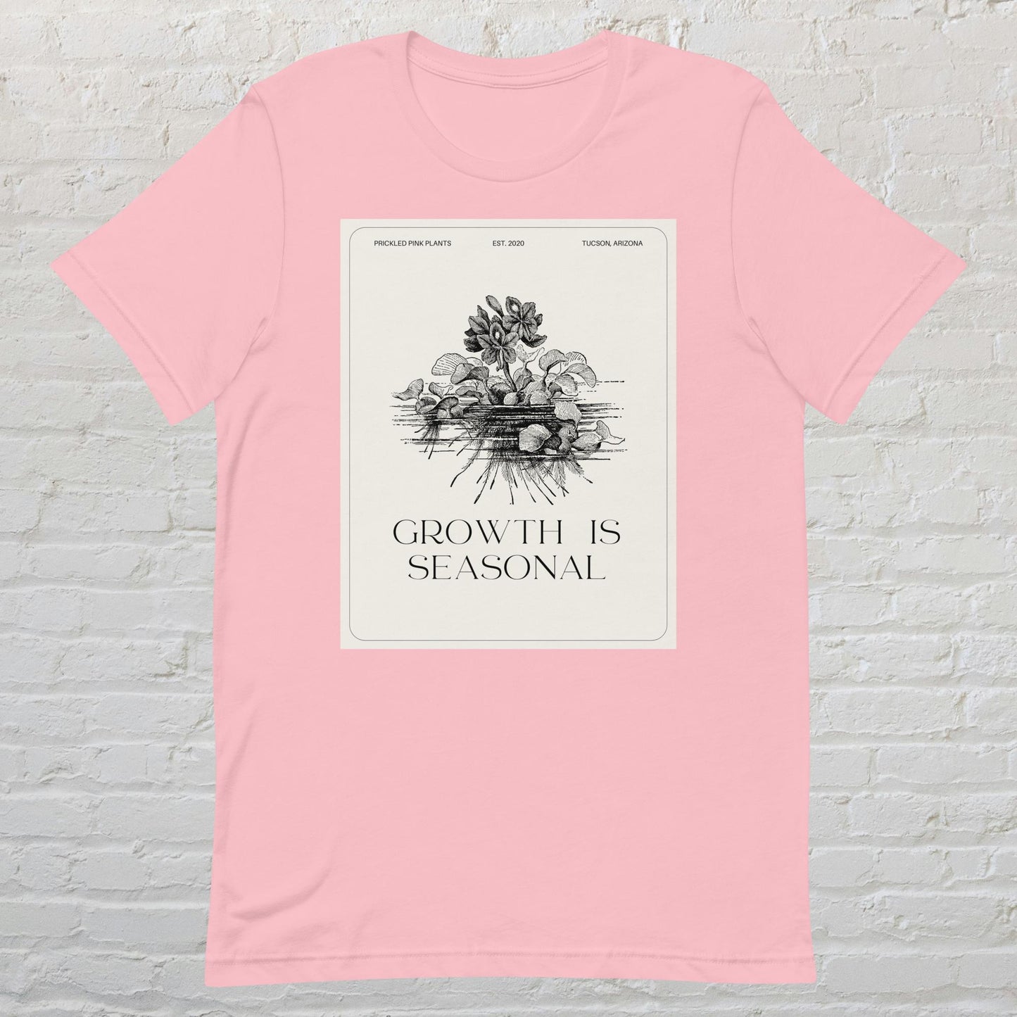 "Growth is Seasonal" Unisex t-shirt