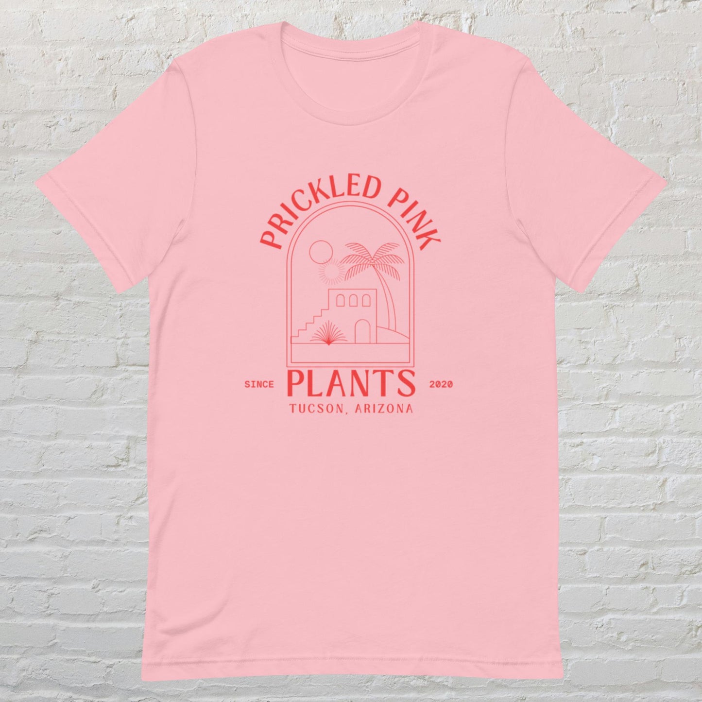 Prickled Pink Plants Logo Unisex t-shirt