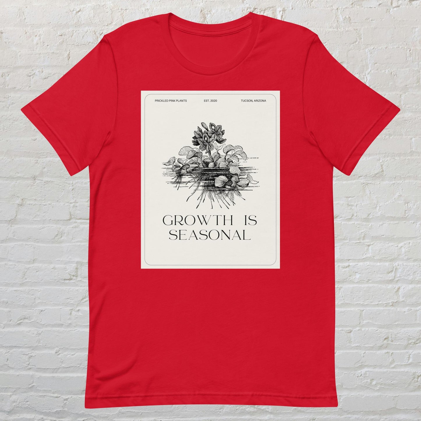 "Growth is Seasonal" Unisex t-shirt