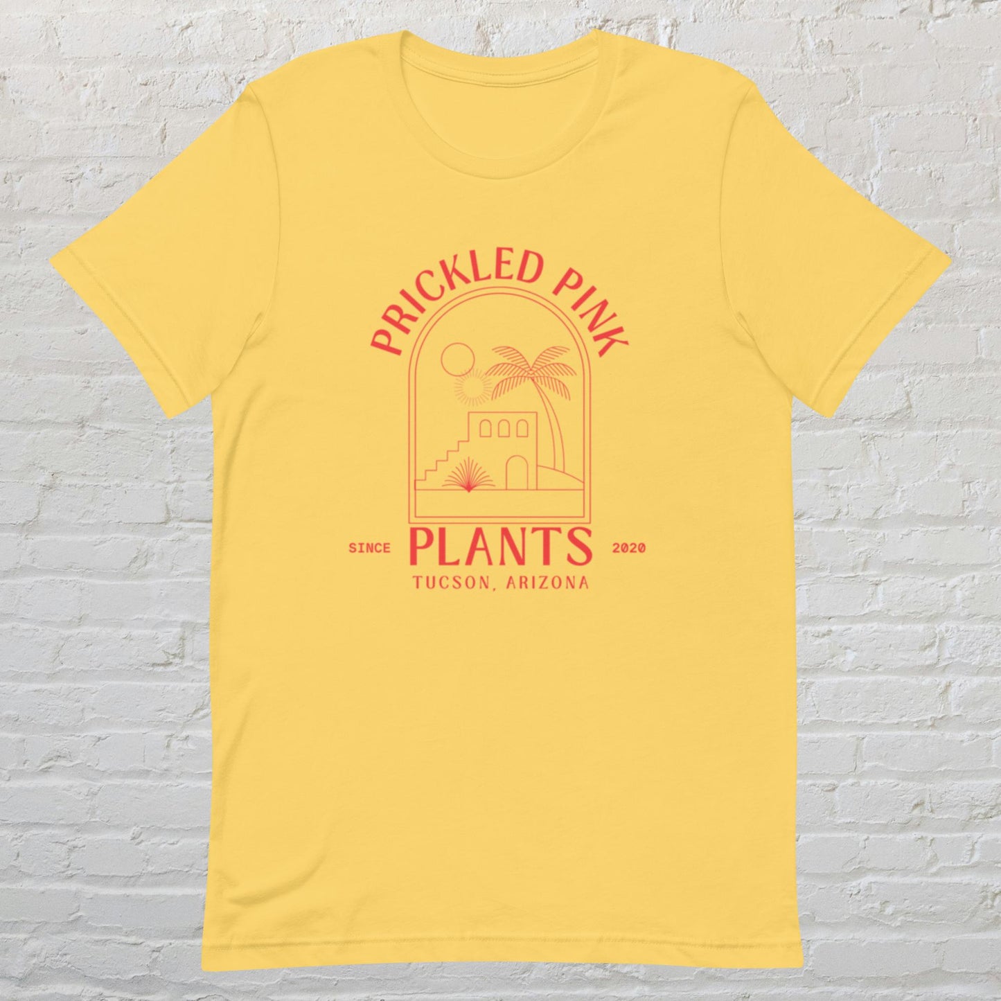 Prickled Pink Plants Logo Unisex t-shirt