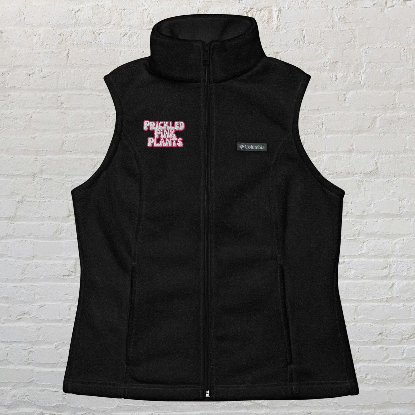 Women’s Columbia Prickled Pink Plants fleece vest