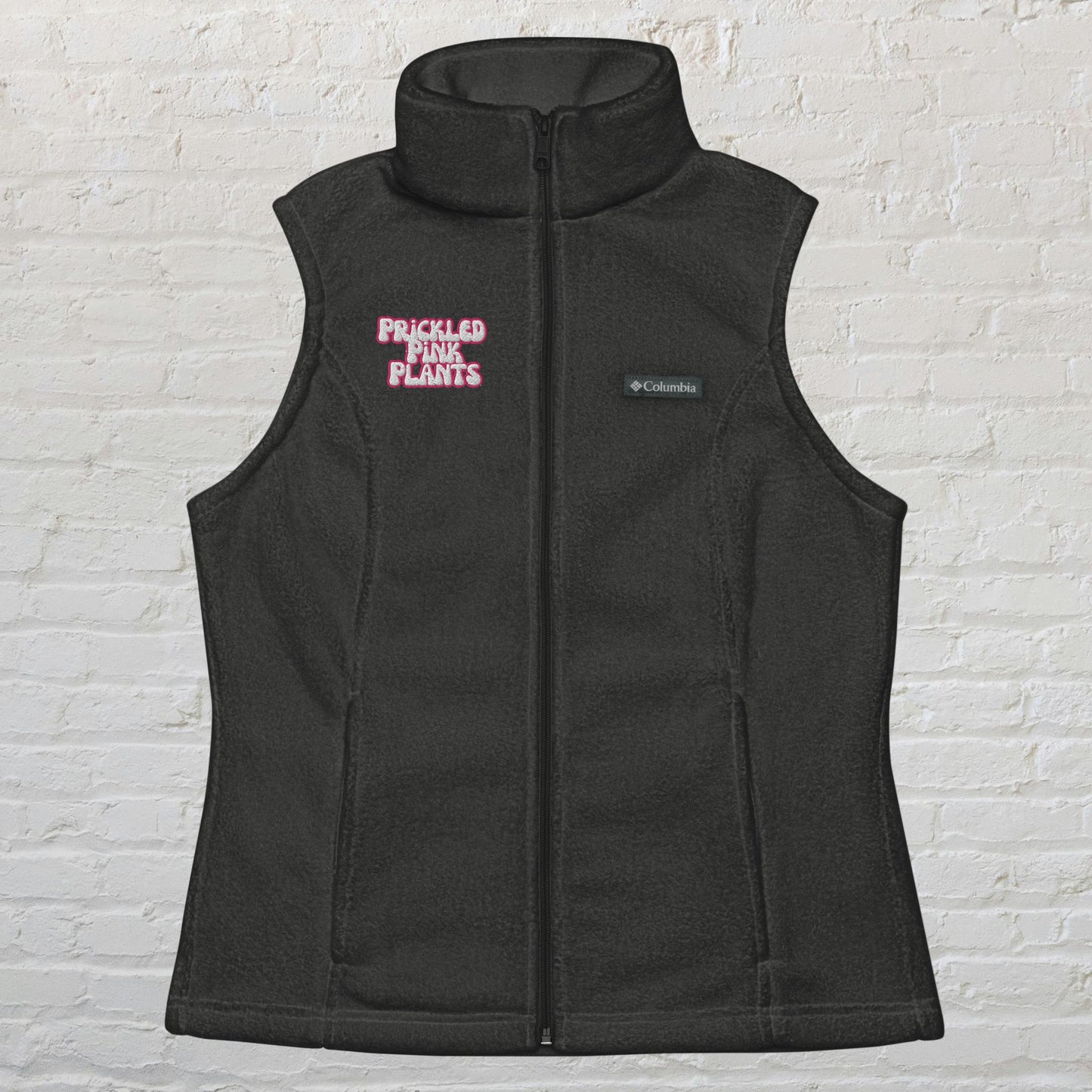 Women’s Columbia Prickled Pink Plants fleece vest